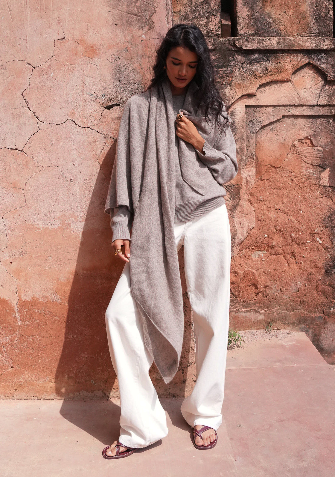 LARGE CASHMERE SHAWL