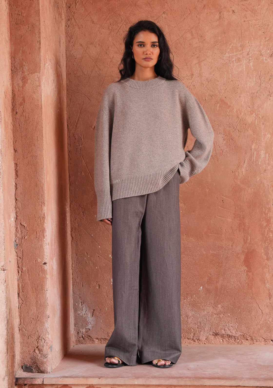 CEDAR SWEATER - DARK SAND