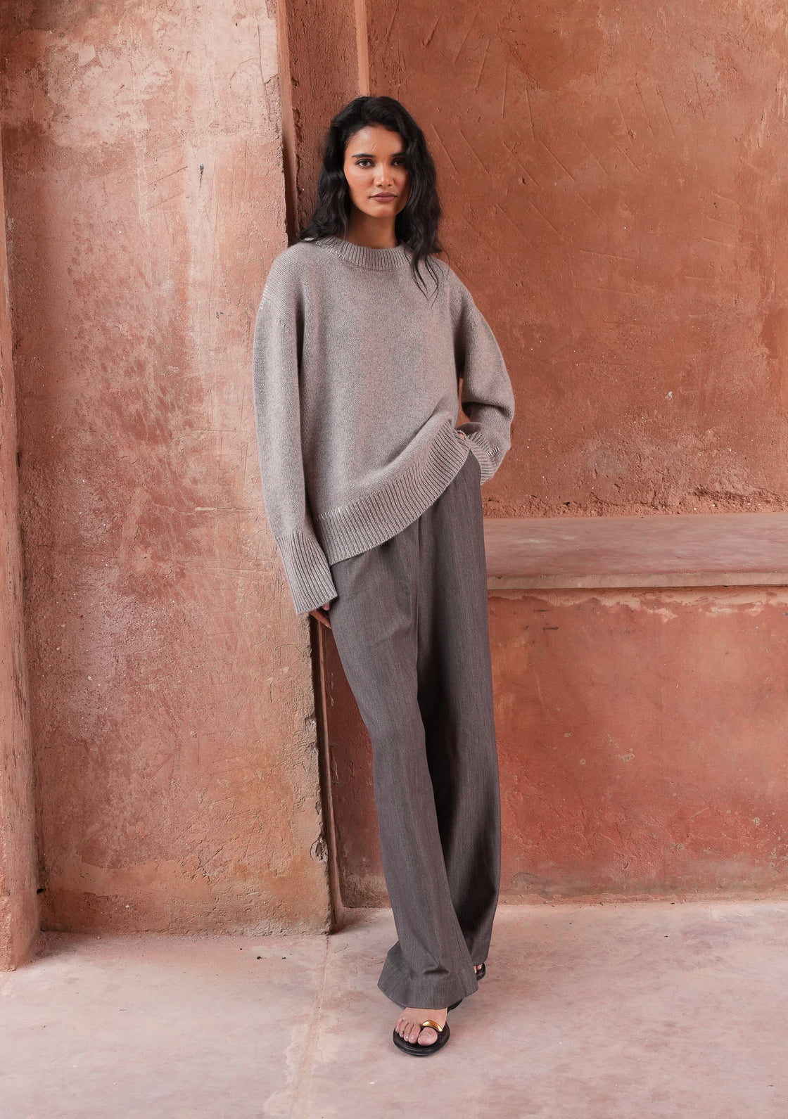 CEDAR SWEATER - DARK SAND