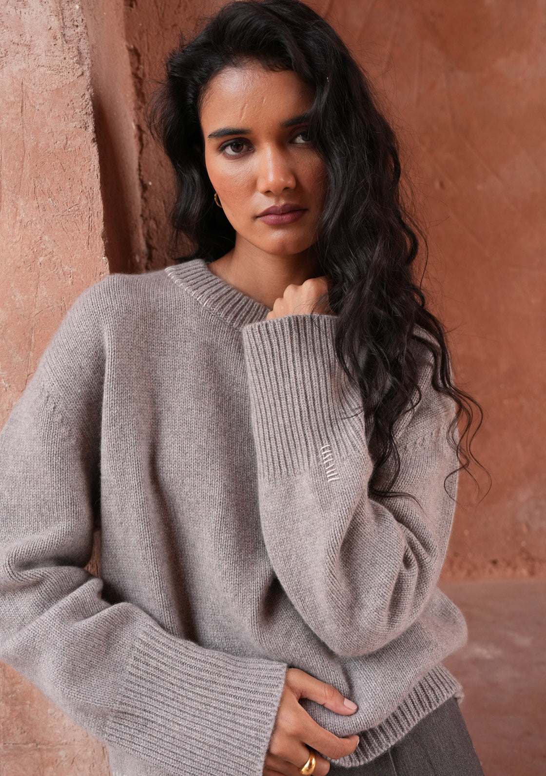 CEDAR SWEATER - DARK SAND