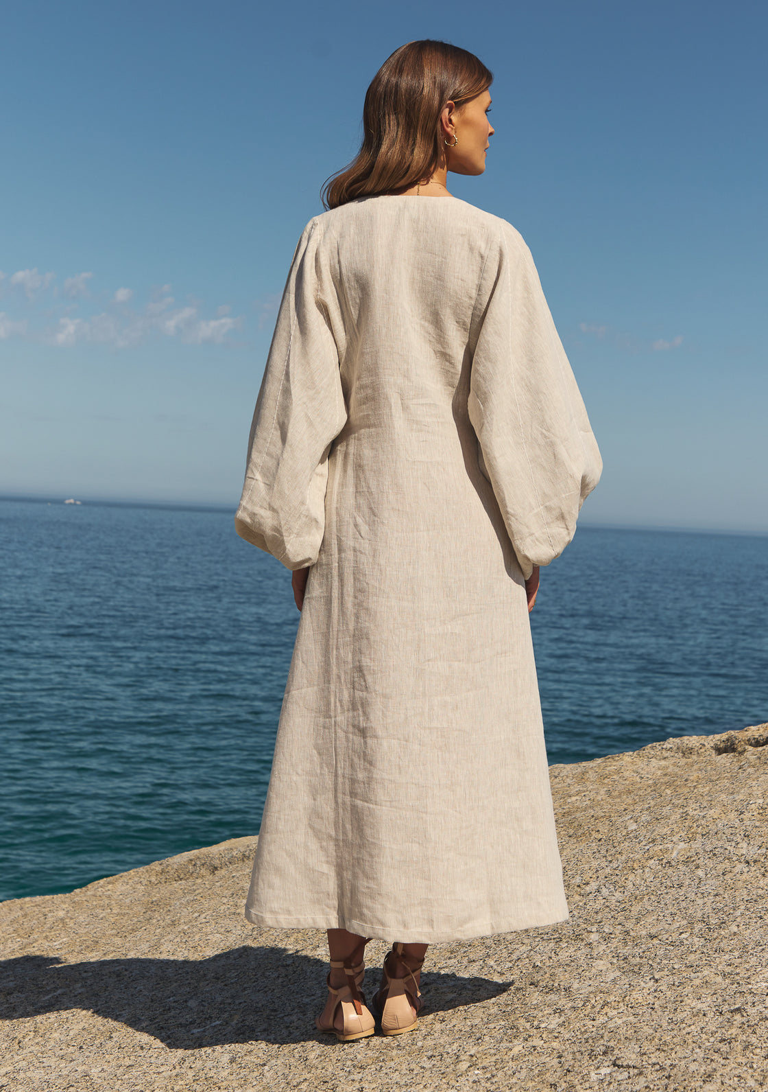 Sage Dress - OATMEAL