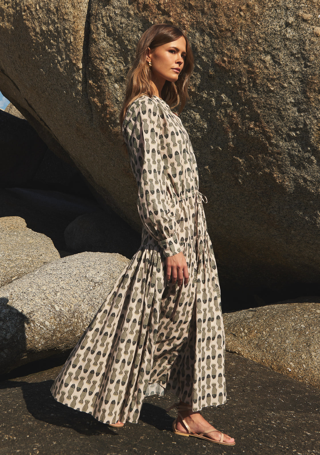 HARVEST DRESS - ROSEWATER REEF