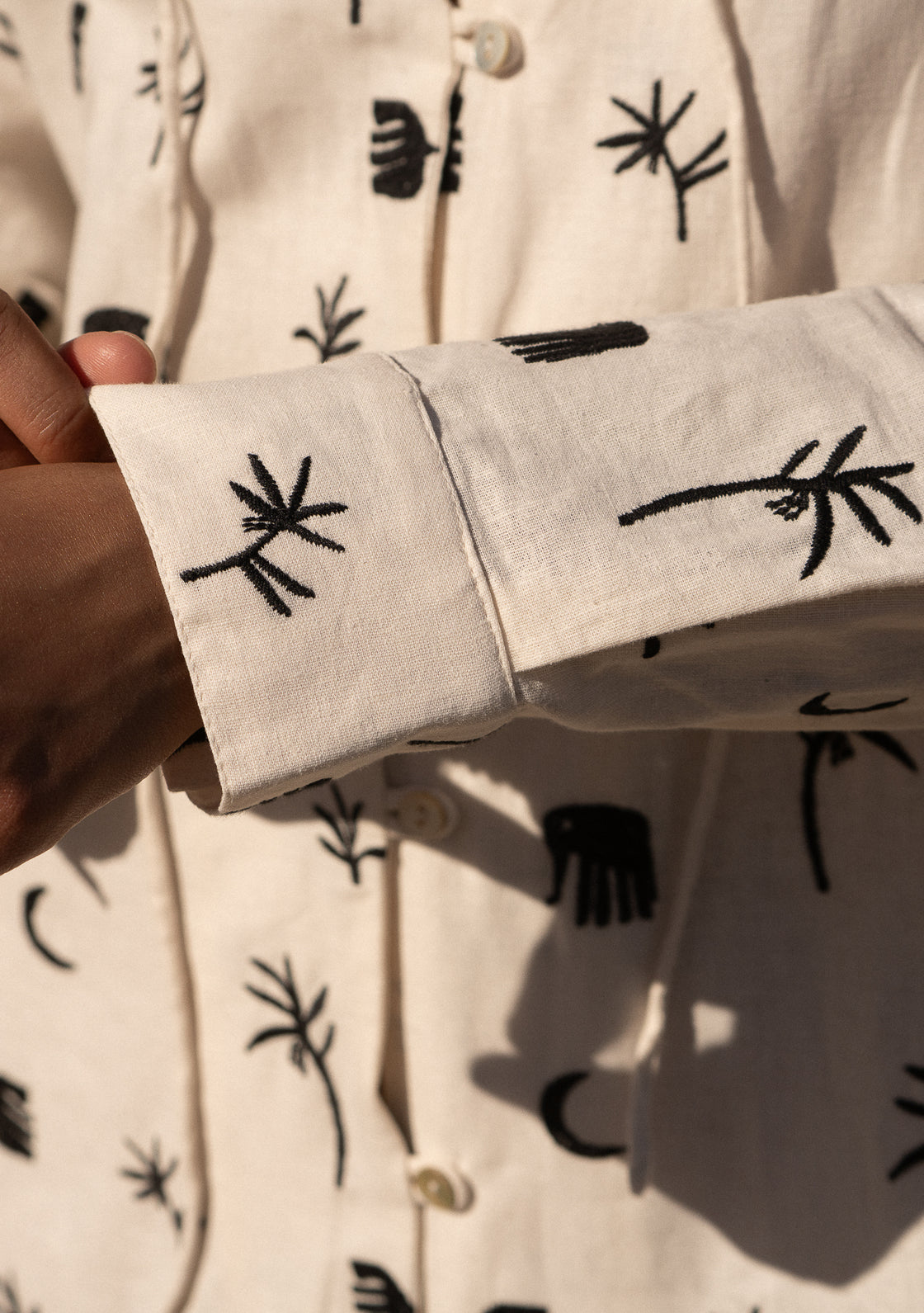 FENNEL SHIRT DRESS - SAFARI HORIZON