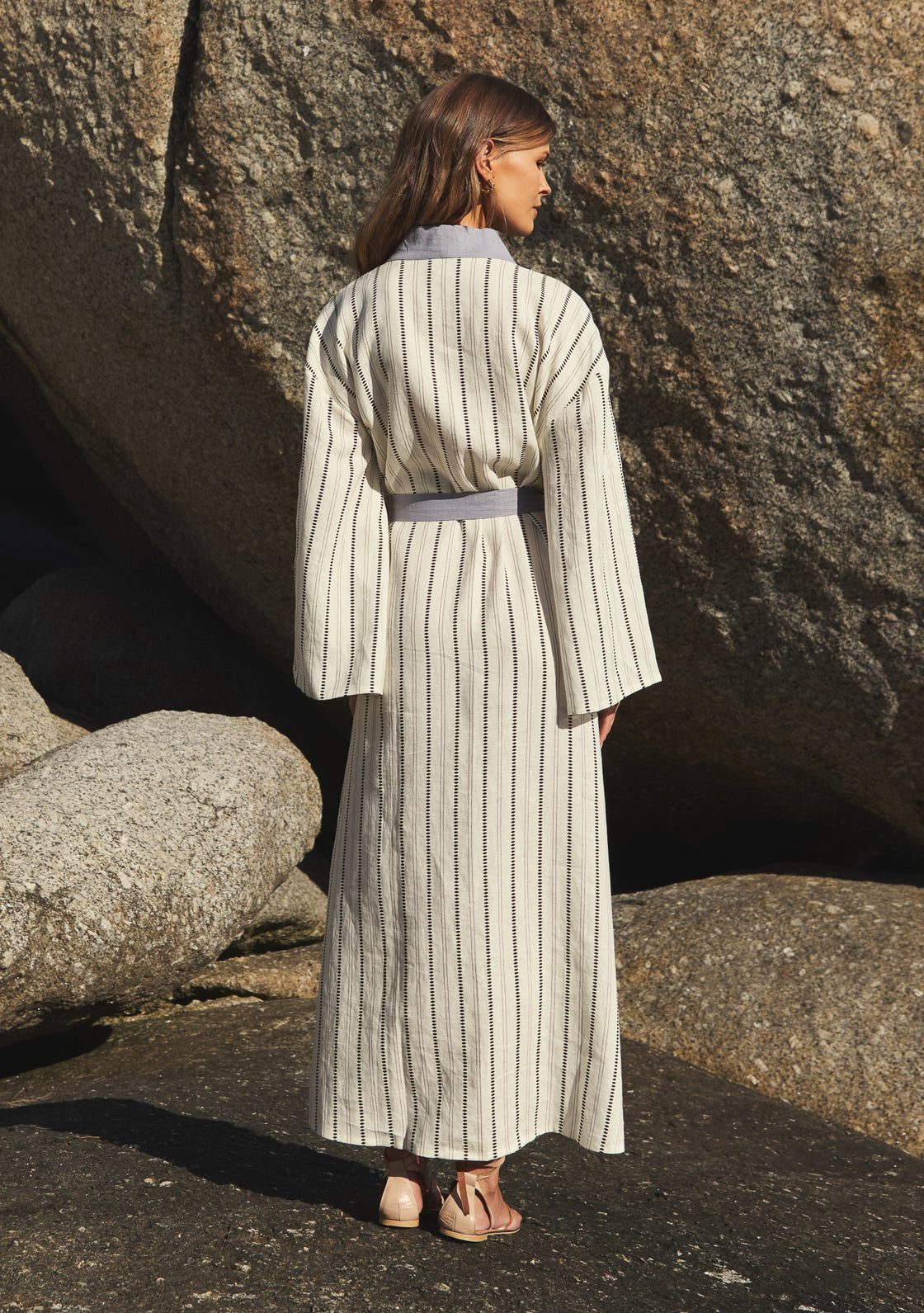 Cumin Linen Kimono