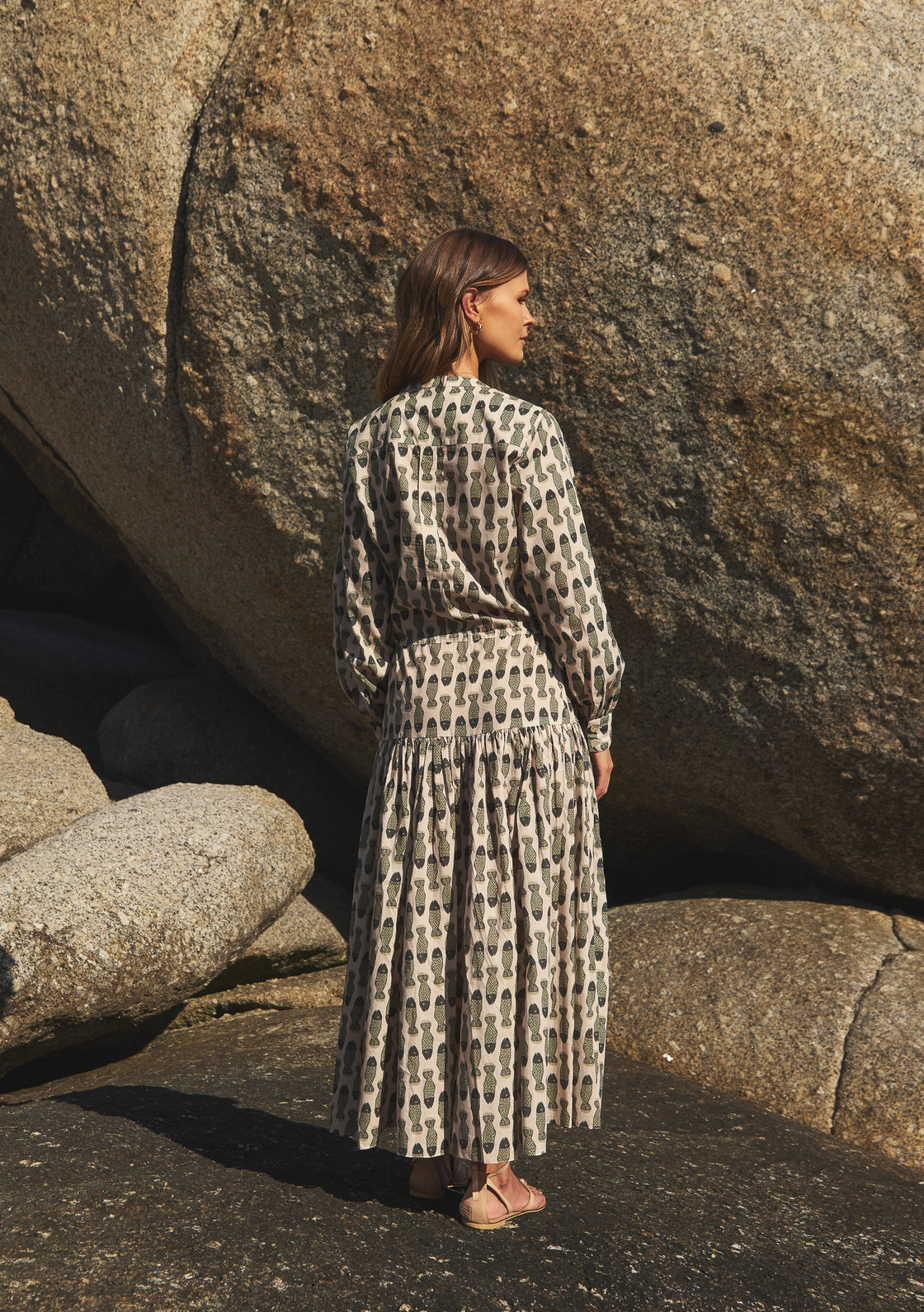 HARVEST DRESS - ROSEWATER REEF