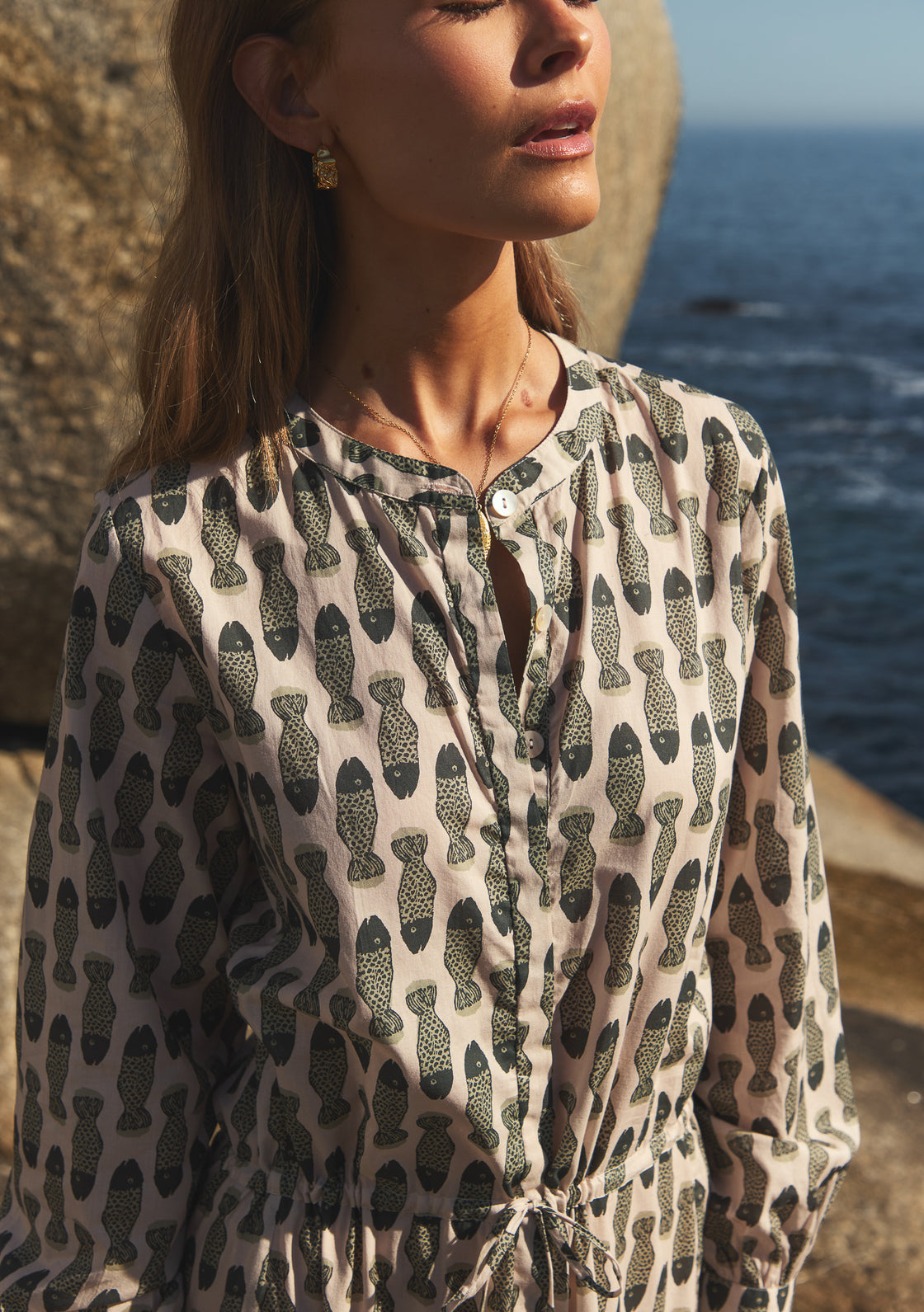 HARVEST DRESS - ROSEWATER REEF