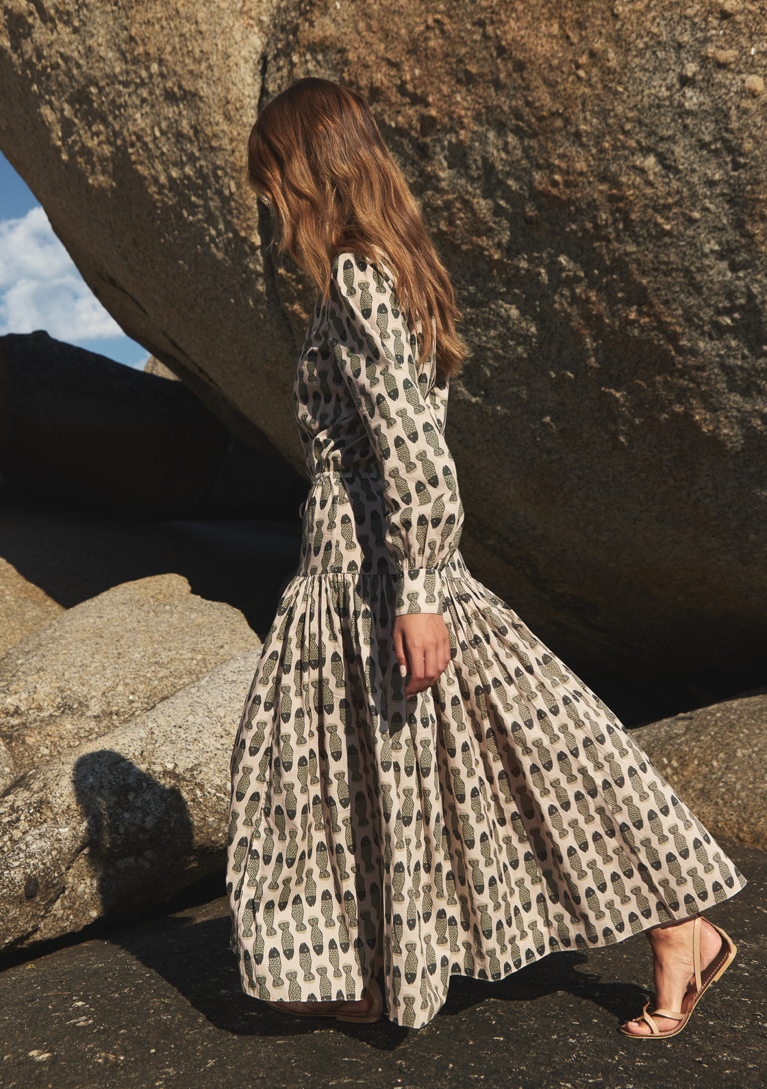 HARVEST DRESS - ROSEWATER REEF