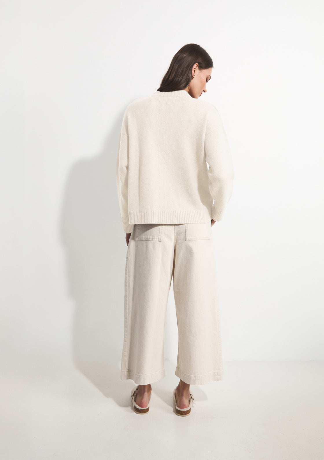 Cashmere Willow Cardigan - Ivory
